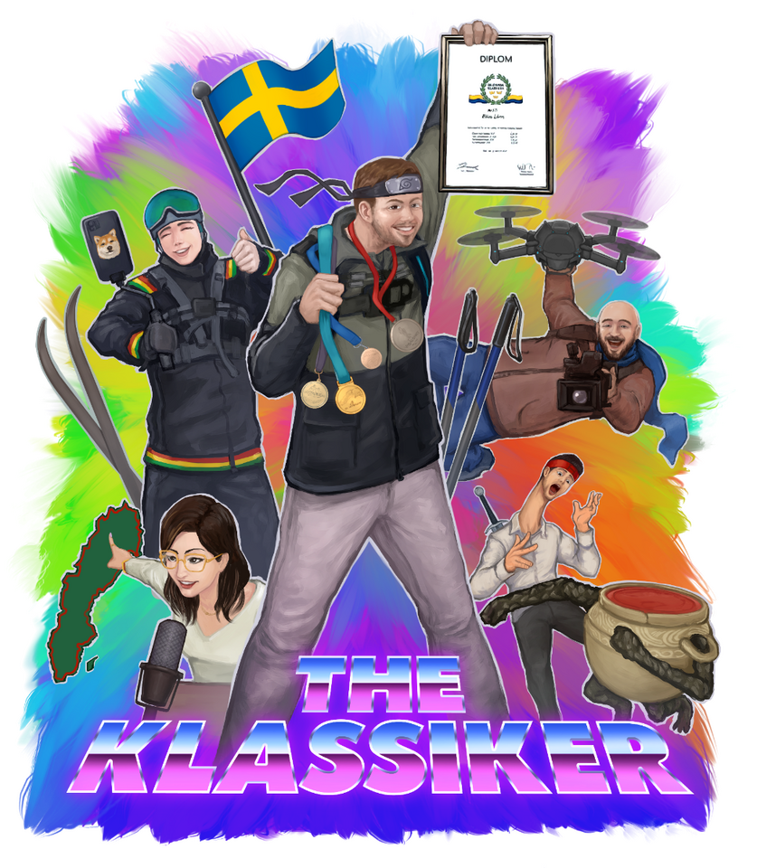 Elajjaz - Klassiker Merch design for the Swedish Classic event